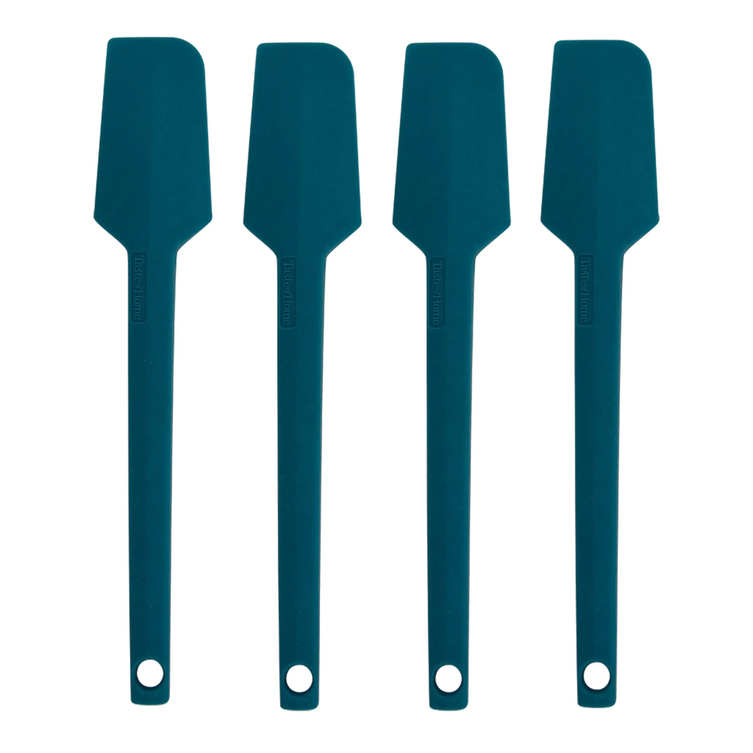 TG512AX4 4-Pack Silicone Mini Spatula in Sea Green by Taste of Home