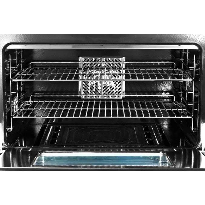 Thor Kitchen 36 in. Natural Gas Burner/Electric Oven Range in Stainless Steel, HRD3606U