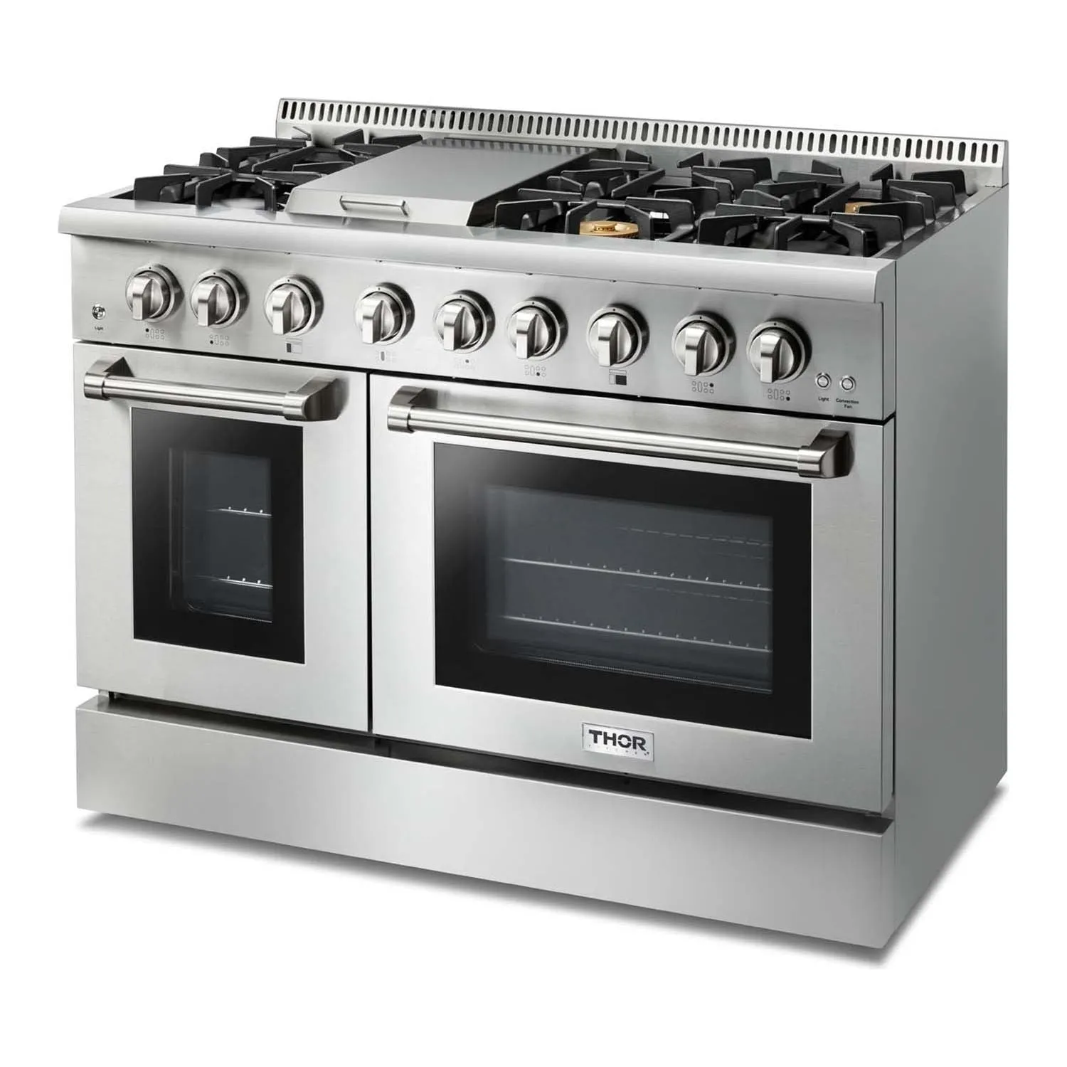 Thor Kitchen 48-Inch 6.7 cu. ft. Dual Fuel Range in Stainless Steel (HRD4803U)