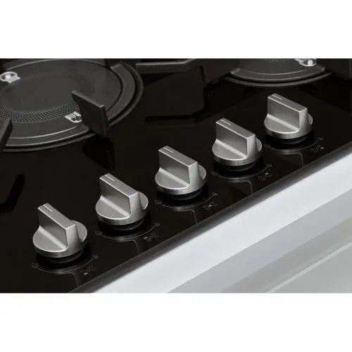 Whirlpool POW75D2NB 75cm Wide Built-In Gas Hob - Black