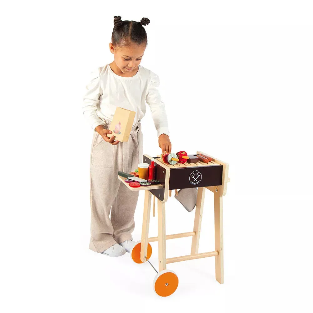 Wooden Barbecue Pretend Play