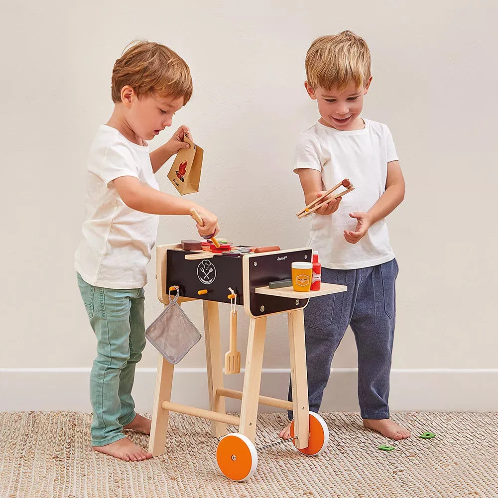 Wooden Barbecue Pretend Play